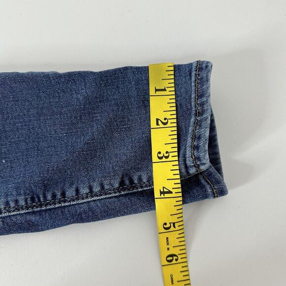 Hudson Jeans Womens 27 Blue Blair Super Skinny Stretch Mid Rise Casual Preppy - Picture 14 of 15
